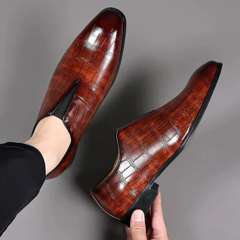 Valencia Genuine Leather Slip-On - Loafers CAAYWORLD MEN