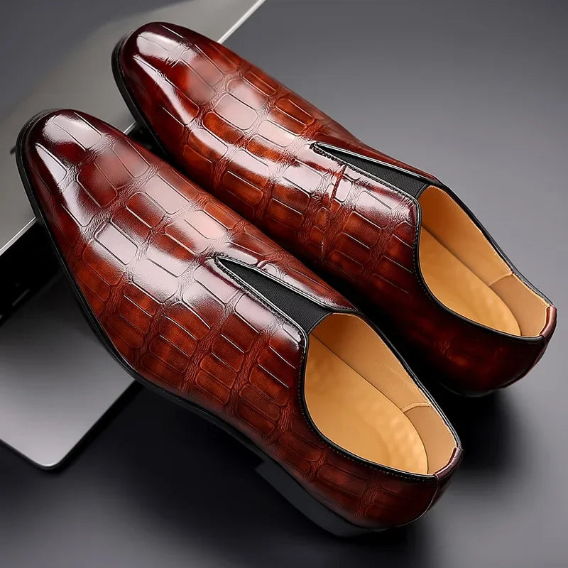 Valencia Genuine Leather Slip-On - Loafers CAAYWORLD MEN