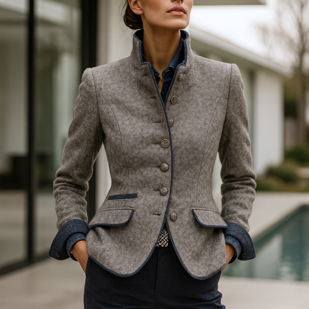 Valerie - Elegant High-Neck Cardigan CAAYWORLD WOMEN