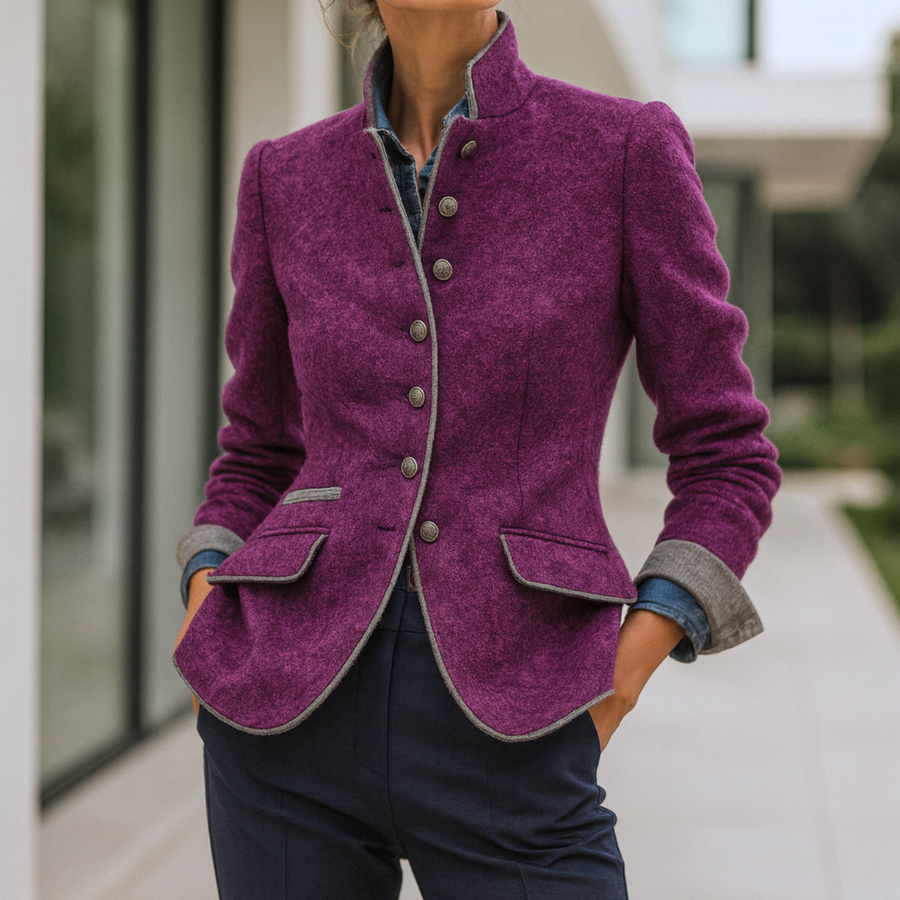 Valerie - Elegant High-Neck Cardigan CAAYWORLD WOMEN