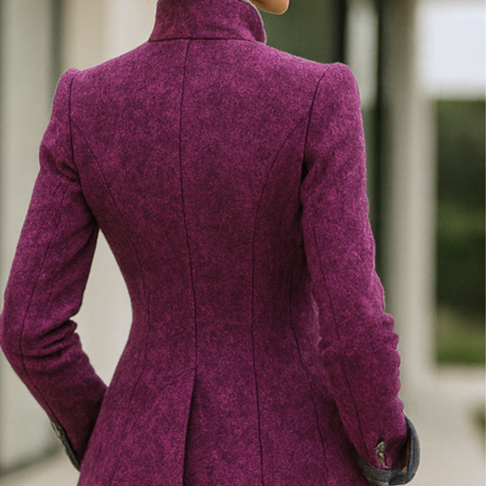 Valerie - Elegant High-Neck Cardigan CASA LARO WOMEN