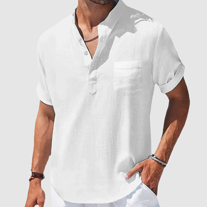Valiente Cotton Henley - T-Shirt CAAYWORLD MEN