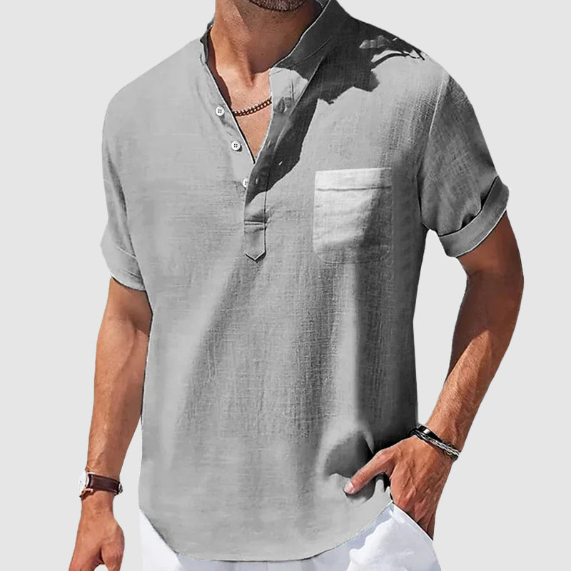 Valiente Cotton Henley - T-Shirt CAAYWORLD MEN