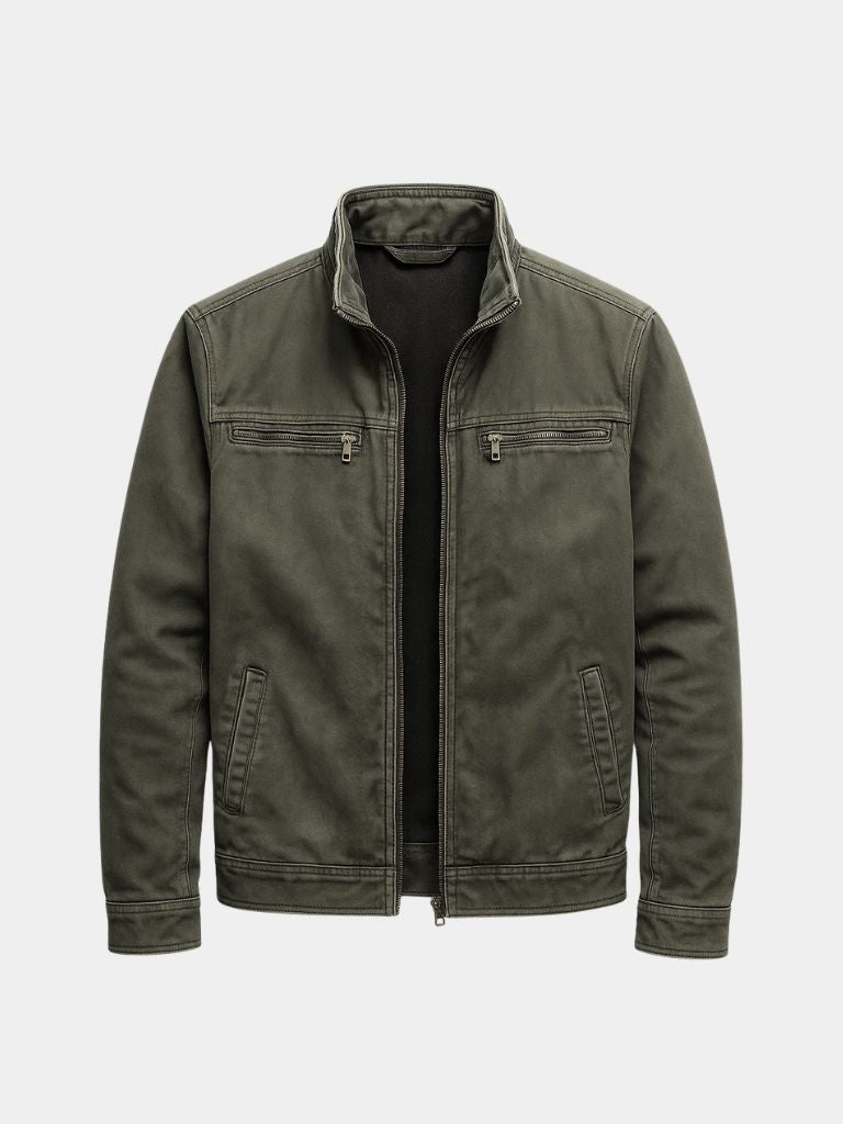 Valmont Vintage Olive Field Jacket - CAAYWORLD CAAYWORLD