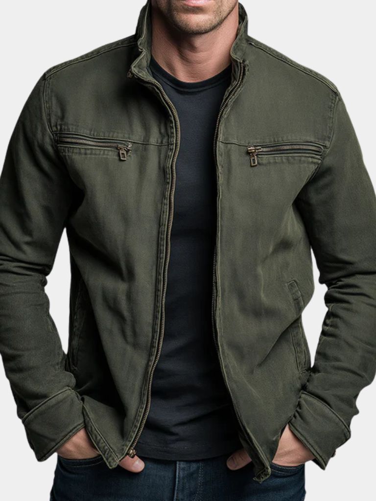 Valmont Vintage Olive Field Jacket - CAAYWORLD CAAYWORLD