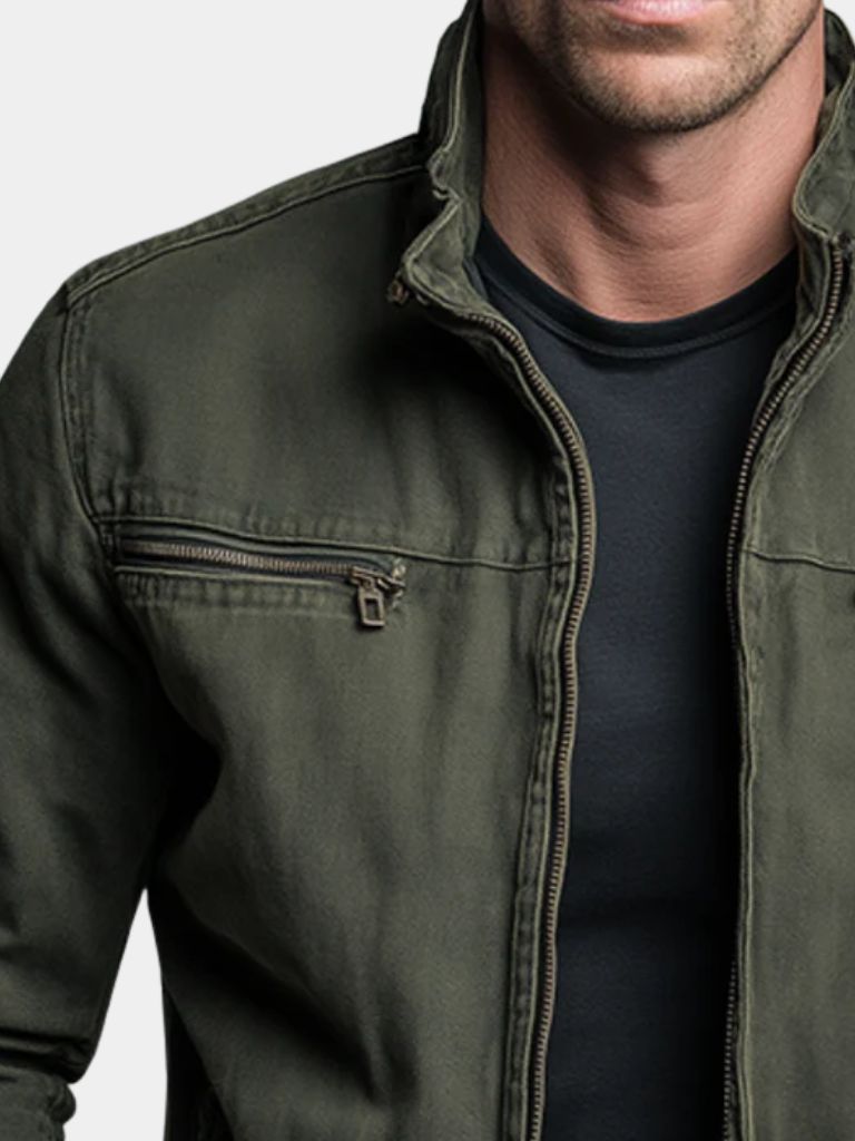 Valmont Vintage Olive Field Jacket - CAAYWORLD CAAYWORLD