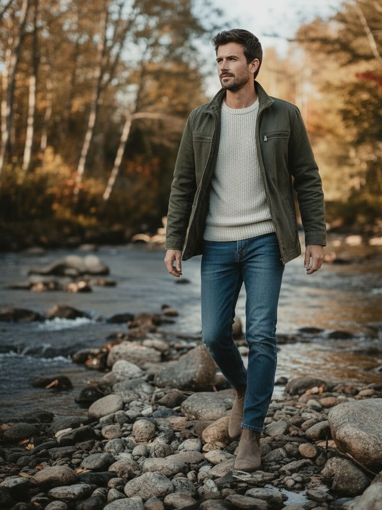 Valmont Vintage Olive Field Jacket - CAAYWORLD CAAYWORLD