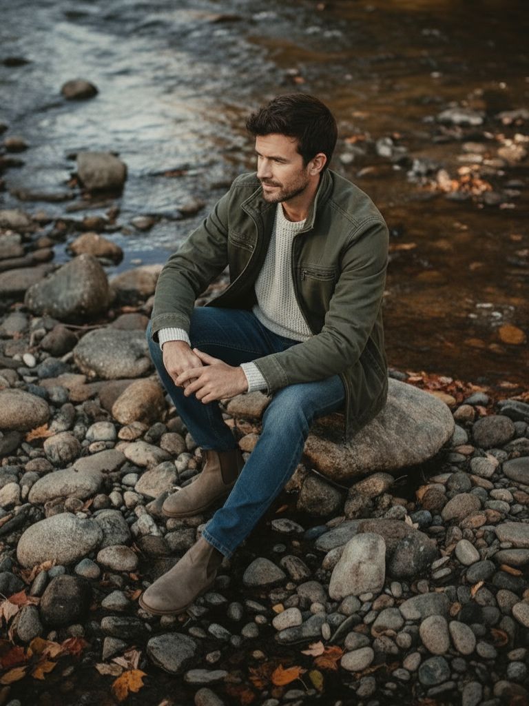 Valmont Vintage Olive Field Jacket - CAAYWORLD CAAYWORLD