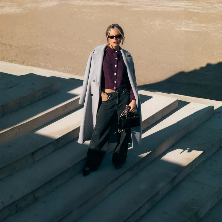Vania - Classic Long Wool Coat CAAYWORLD