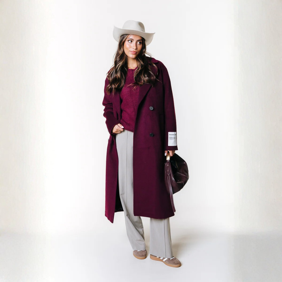 Vania - Classic Long Wool Coat CAAYWORLD