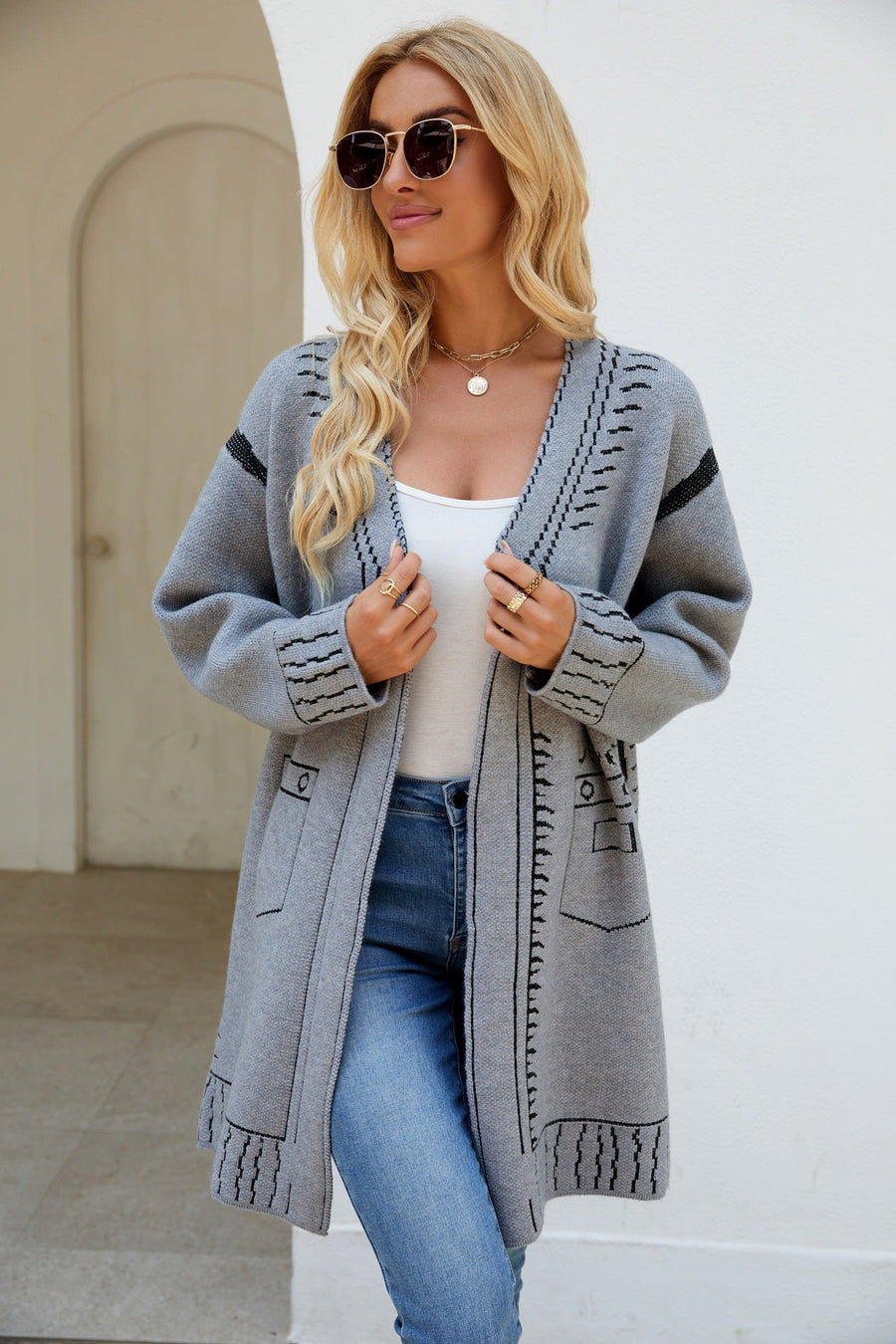Veloura Knit Open-Front - Cardigan CAAYWORLD