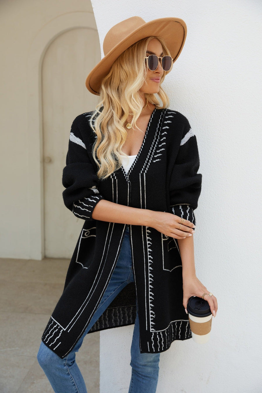 Veloura Knit Open-Front - Cardigan CAAYWORLD