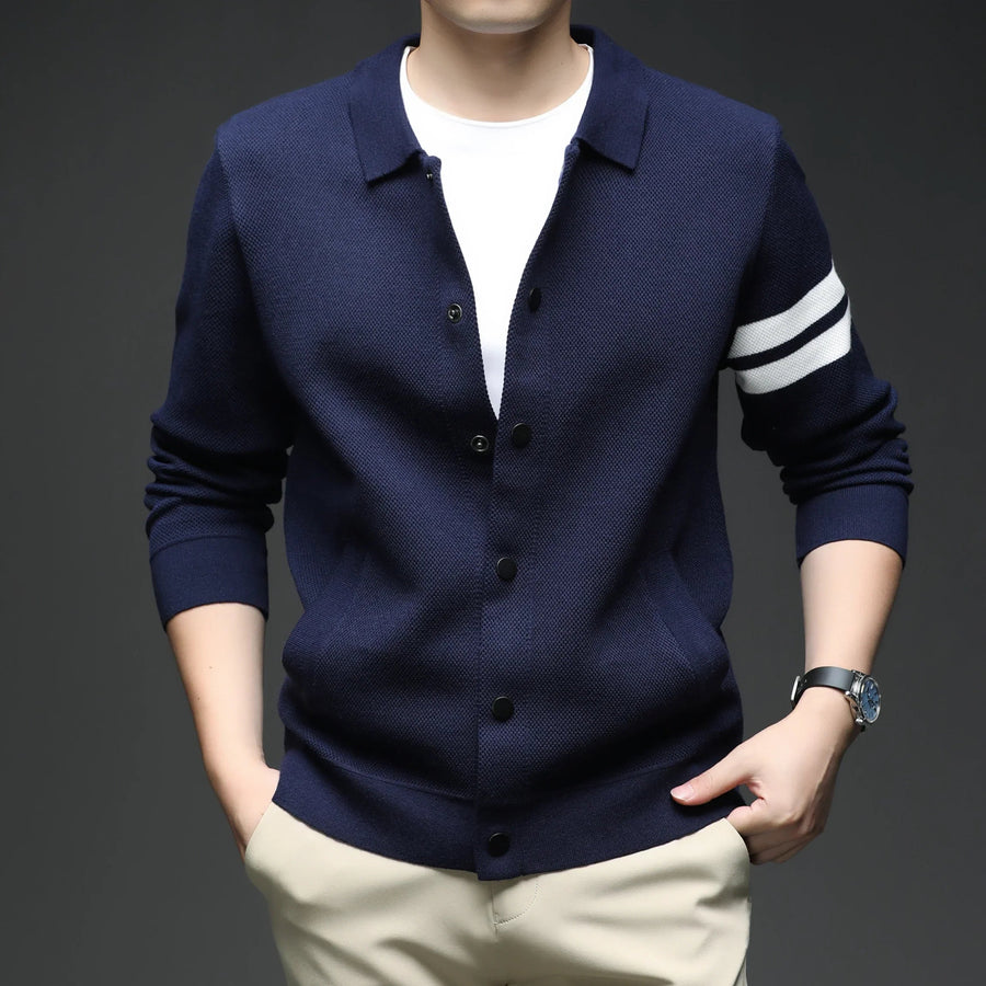 Vienna Striped Knit - Cardigan CAAYWORLD MEN