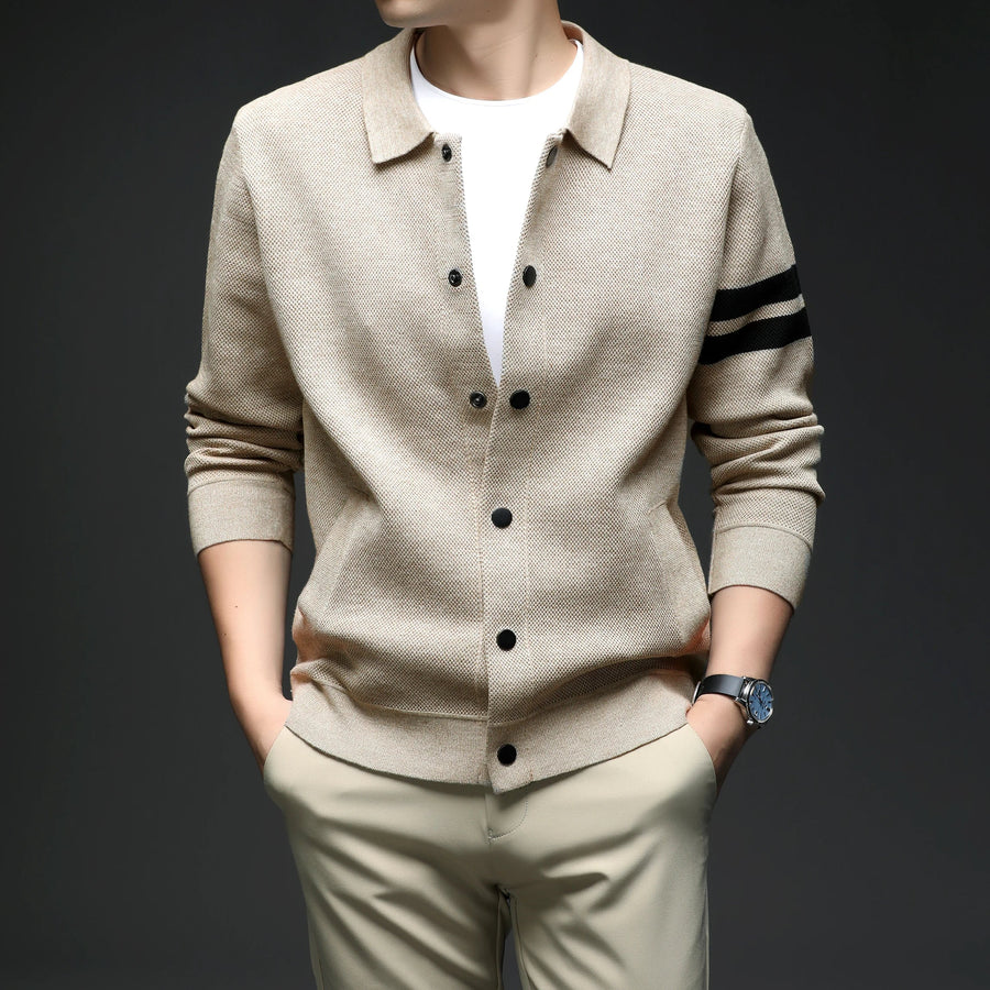 Vienna Striped Knit - Cardigan CAAYWORLD MEN