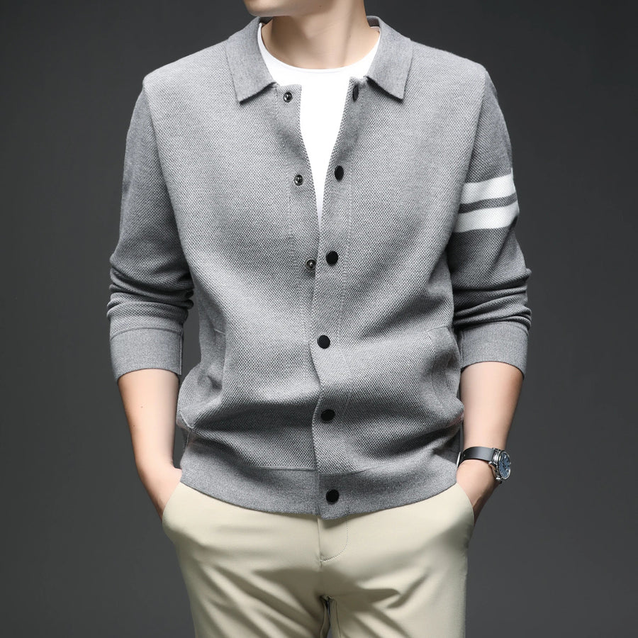 Vienna Striped Knit - Cardigan CAAYWORLD MEN