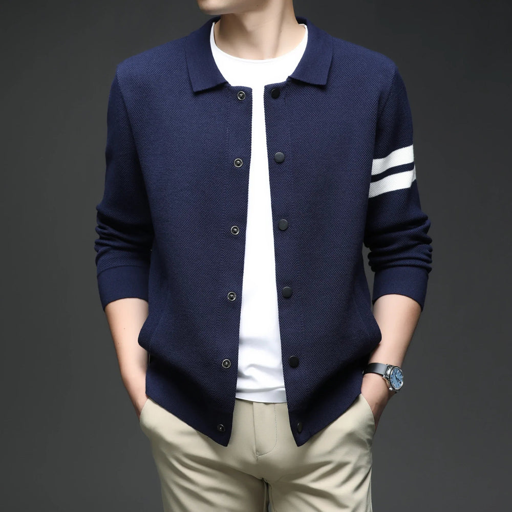 Vienna Striped Knit - Cardigan CASA LARO MEN