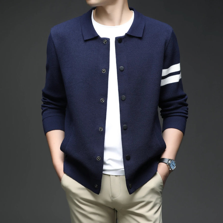 Vienna Striped Knit - Cardigan CAAYWORLD MEN
