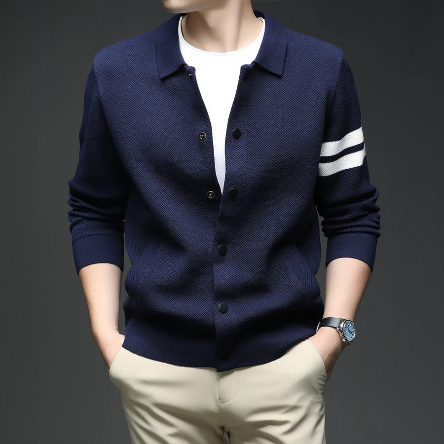 Vienna Striped Knit - Cardigan CAAYWORLD MEN