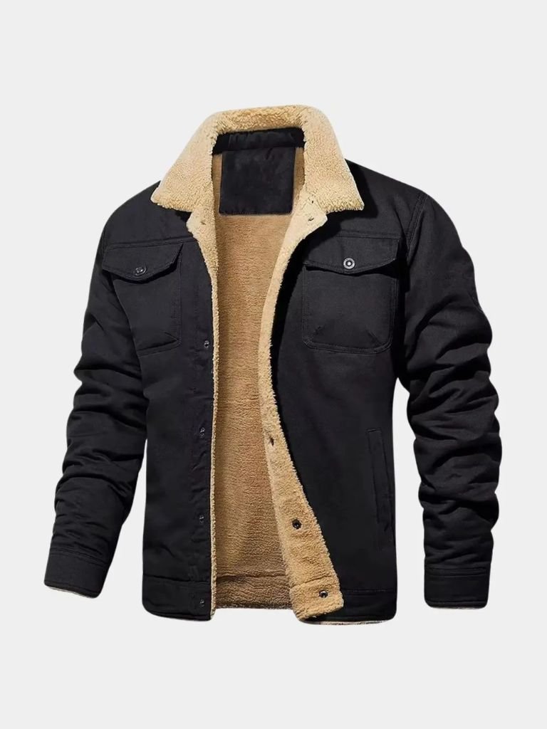 Vintage Fleece Bomber Jacket - CAAYWORLD CAAYWORLD