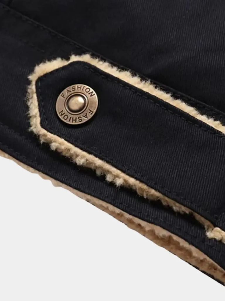 Vintage Fleece Bomber Jacket - CAAYWORLD CAAYWORLD