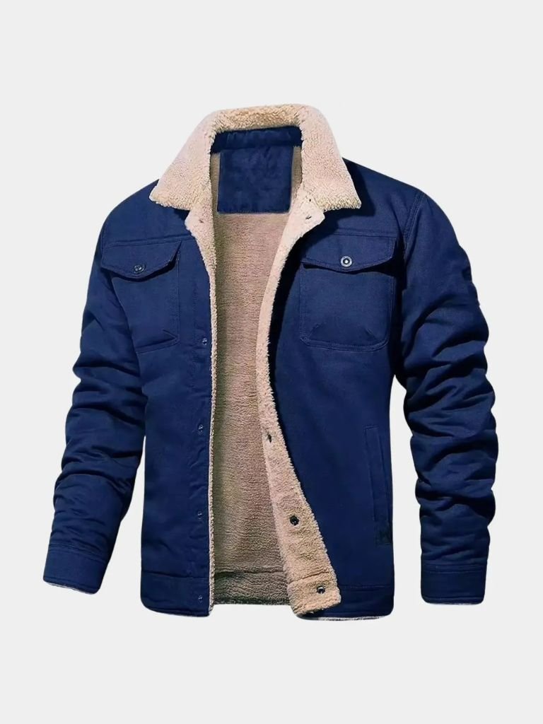 Vintage Fleece Bomber Jacket - CAAYWORLD CAAYWORLD