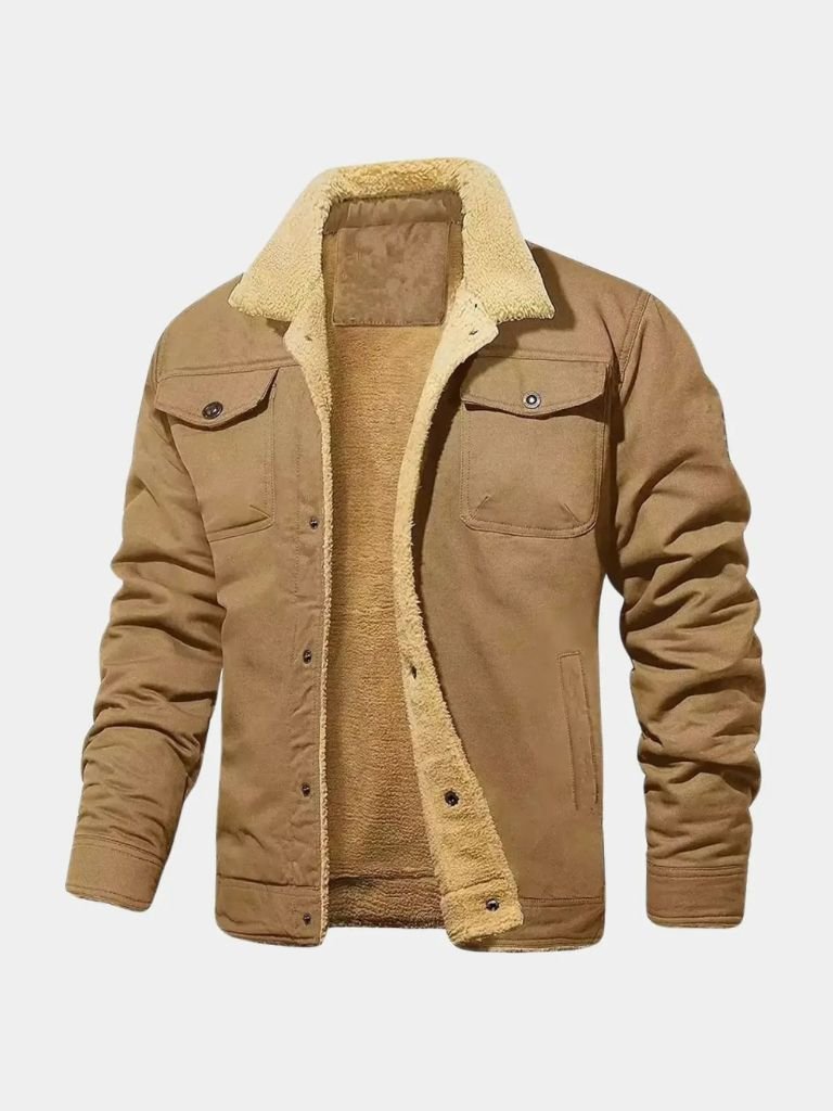 Vintage Fleece Bomber Jacket - CAAYWORLD CAAYWORLD
