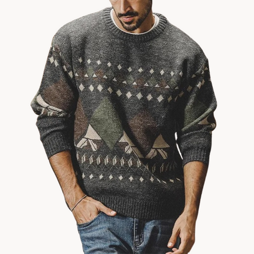 Vintage Ribbed Knit - Sweater CAAYWORLD MEN