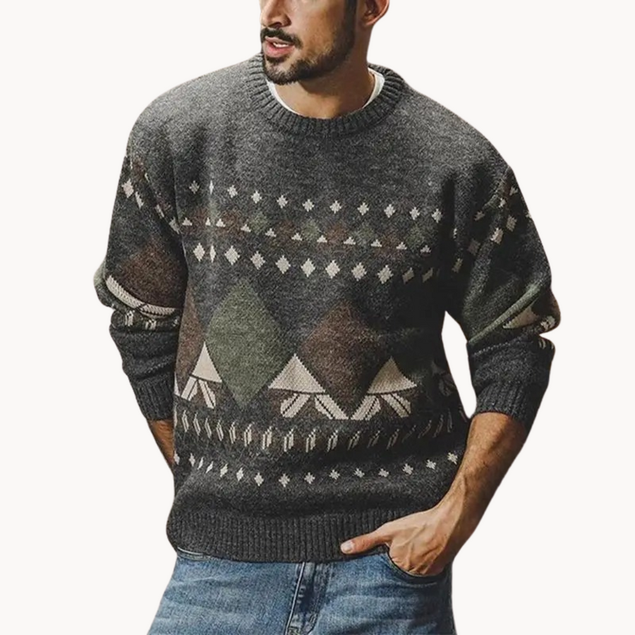 Vintage Ribbed Knit - Sweater CAAYWORLD MEN