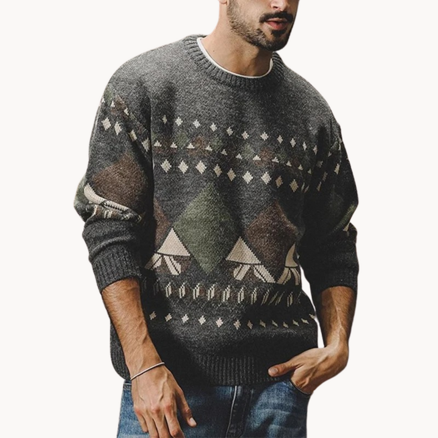 Vintage Ribbed Knit - Sweater CAAYWORLD MEN