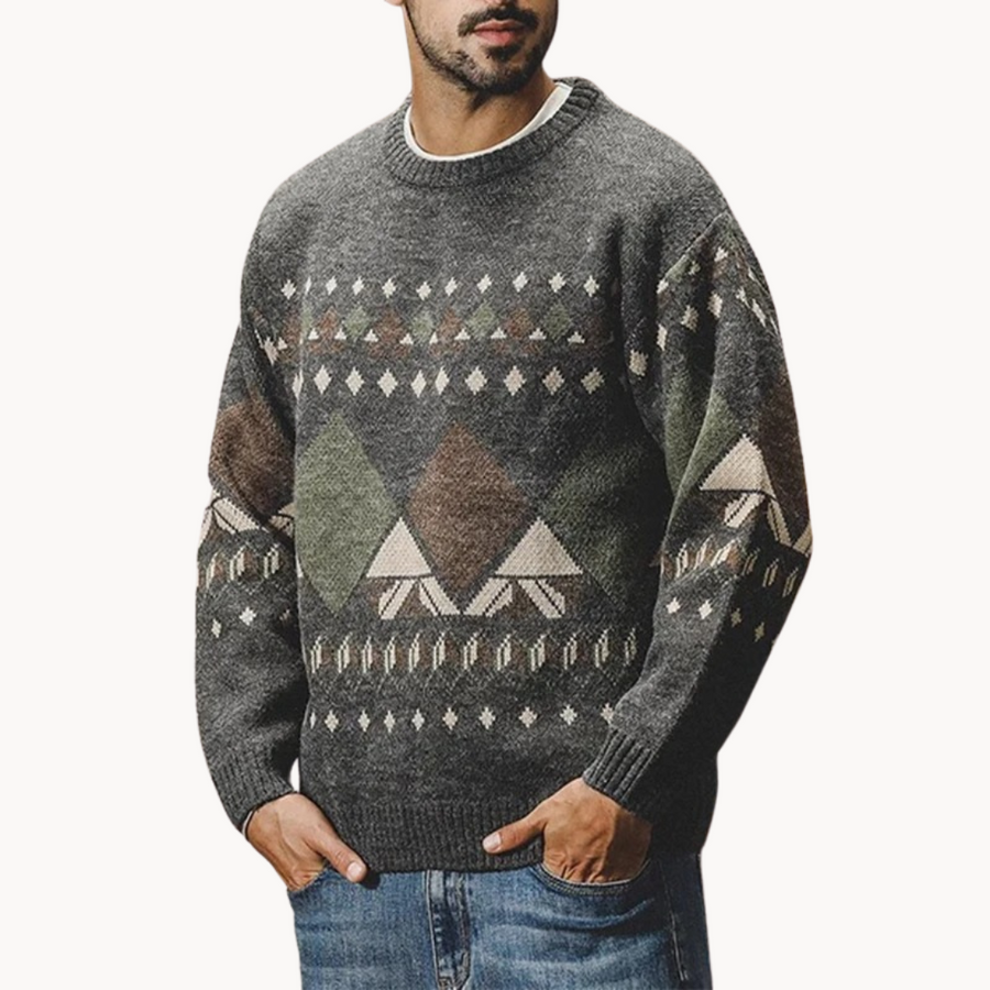 Vintage Ribbed Knit - Sweater CAAYWORLD MEN