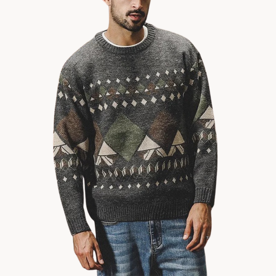 Vintage Ribbed Knit - Sweater CAAYWORLD MEN