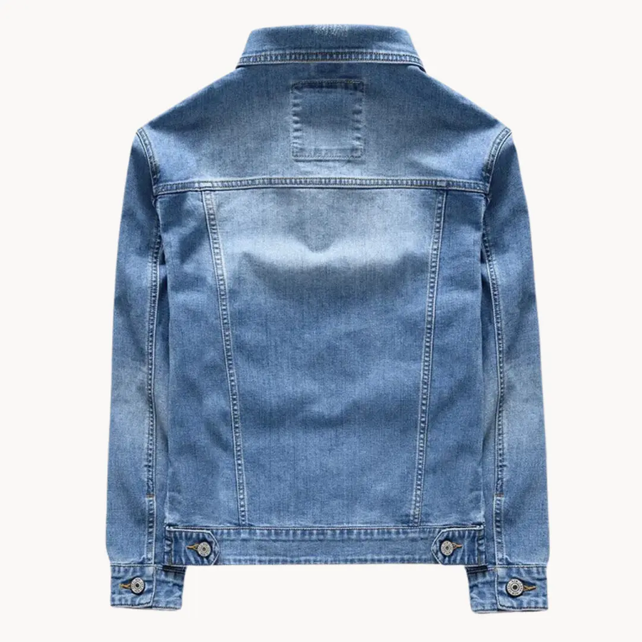 Vintage Washed Blue Denim - Jacket CAAYWORLD
