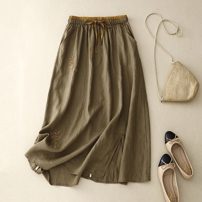 Vittoria Linen - Skirt CAAYWORLD
