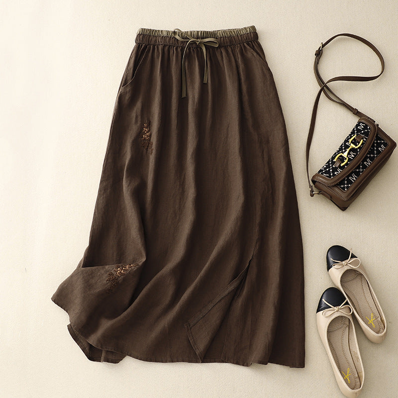 Vittoria Linen - Skirt CAAYWORLD