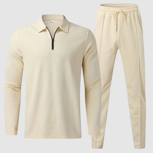 Waffle Knit Leisure - Two-Piece Set CAAYWORLD MEN