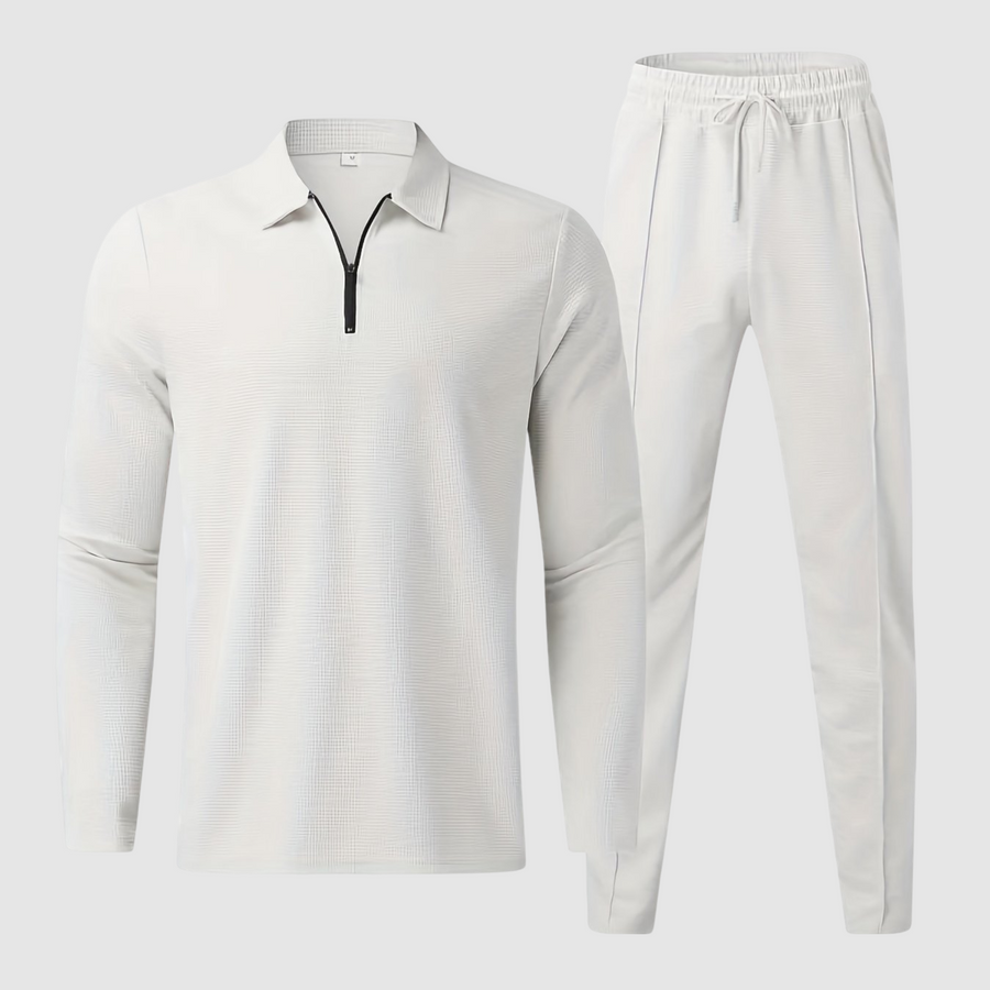 Waffle Knit Leisure - Two-Piece Set CAAYWORLD MEN
