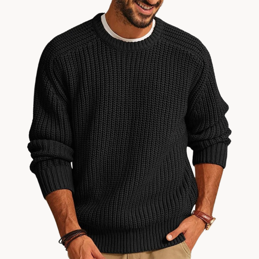 Waffle Knit Pullover - Sweater CAAYWORLD MEN