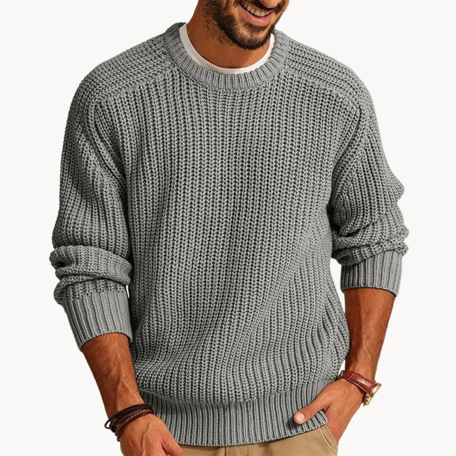Waffle Knit Pullover - Sweater CAAYWORLD MEN