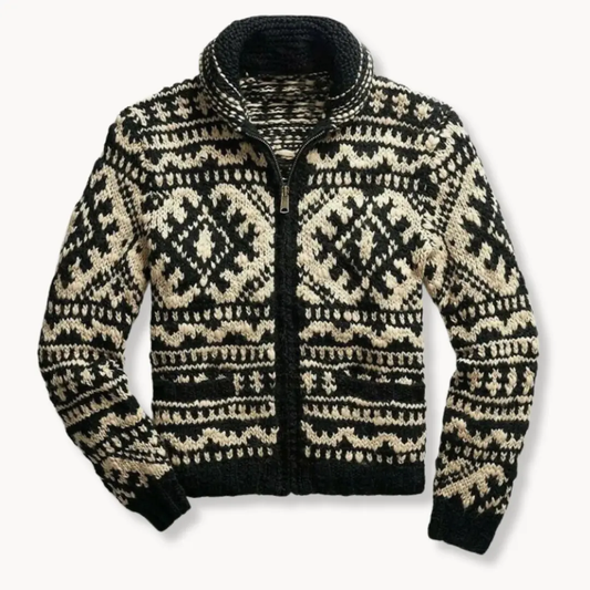 Warm Zip-Up Knit - Sweater CASA LARO