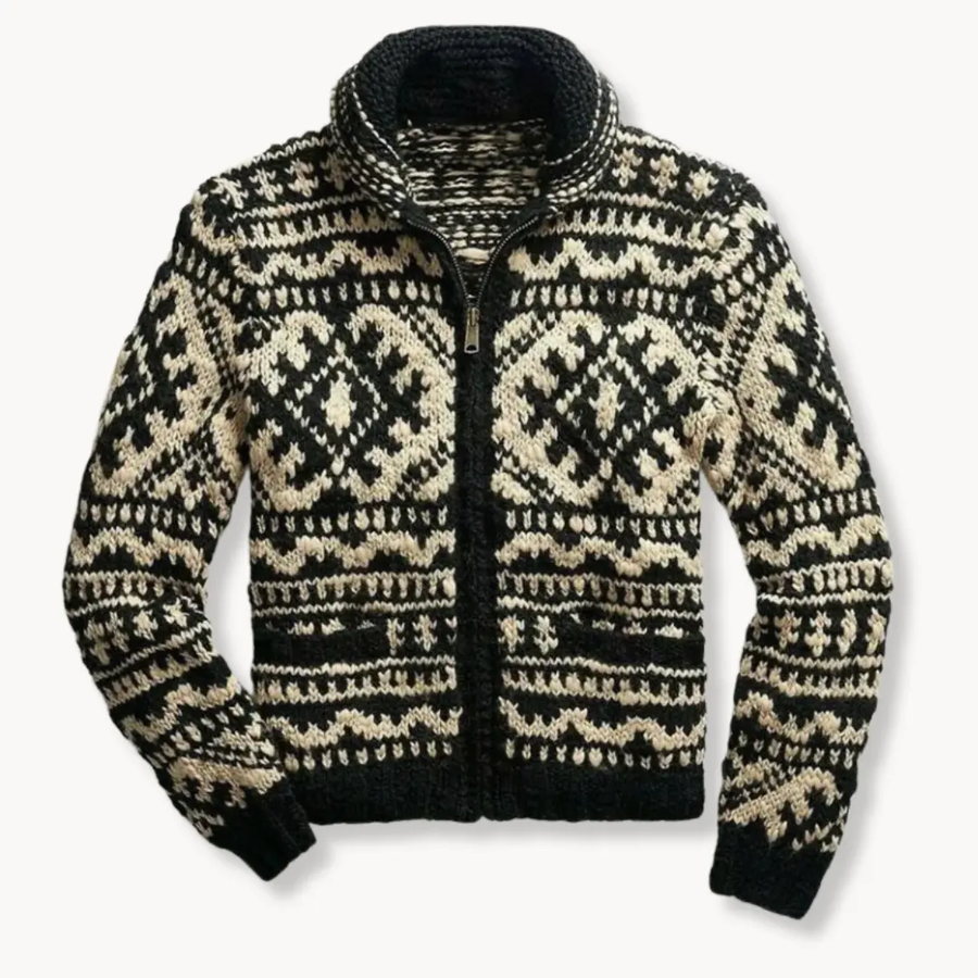 Warm Zip-Up Knit - Sweater CAAYWORLD