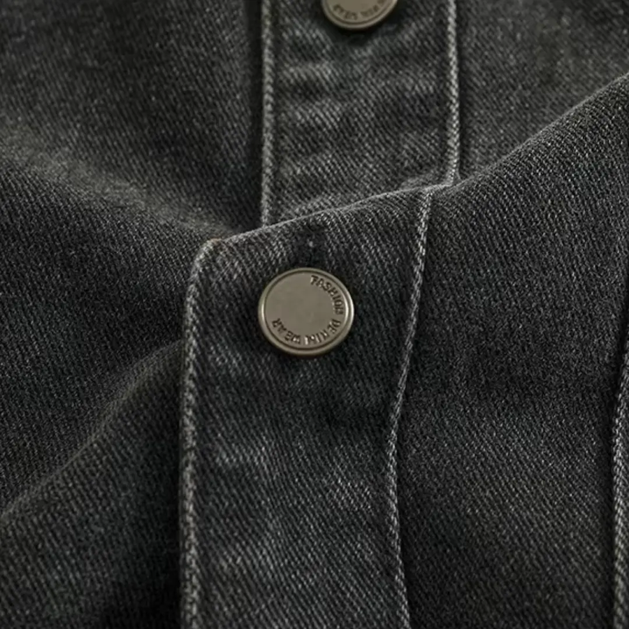 Washed Indigo Denim Western - Shirt CAAYWORLD