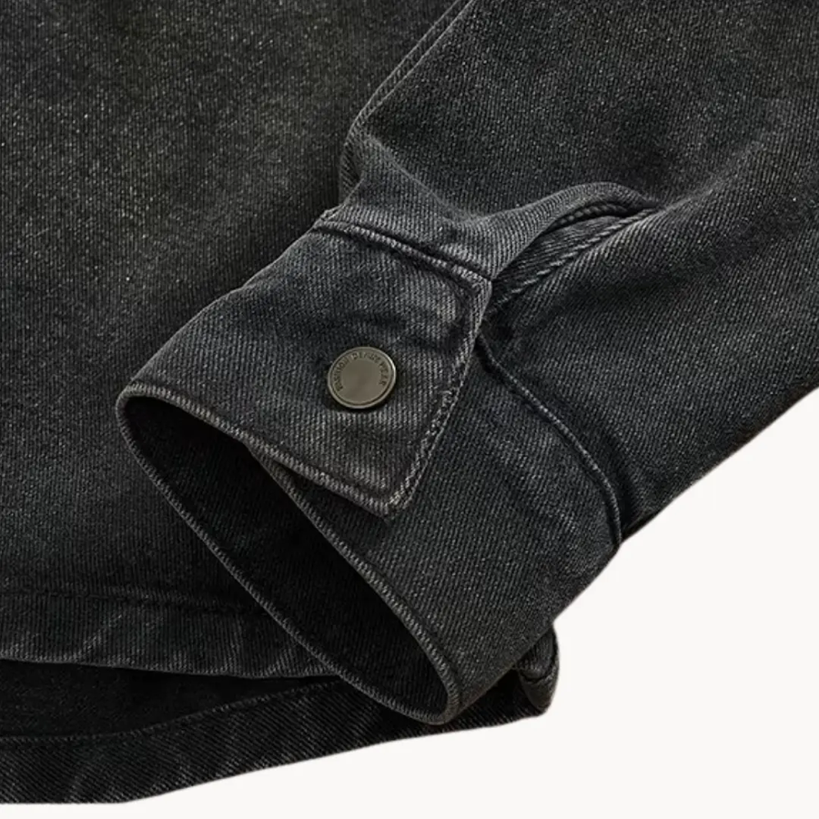 Washed Indigo Denim Western - Shirt CAAYWORLD