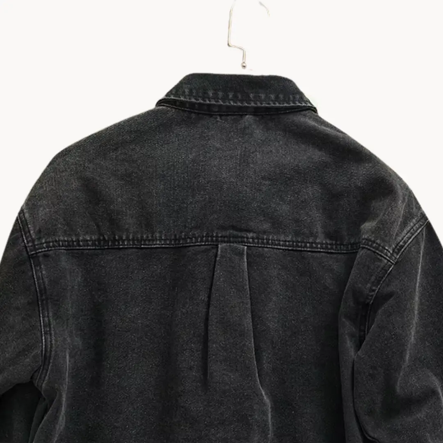 Washed Indigo Denim Western - Shirt CAAYWORLD