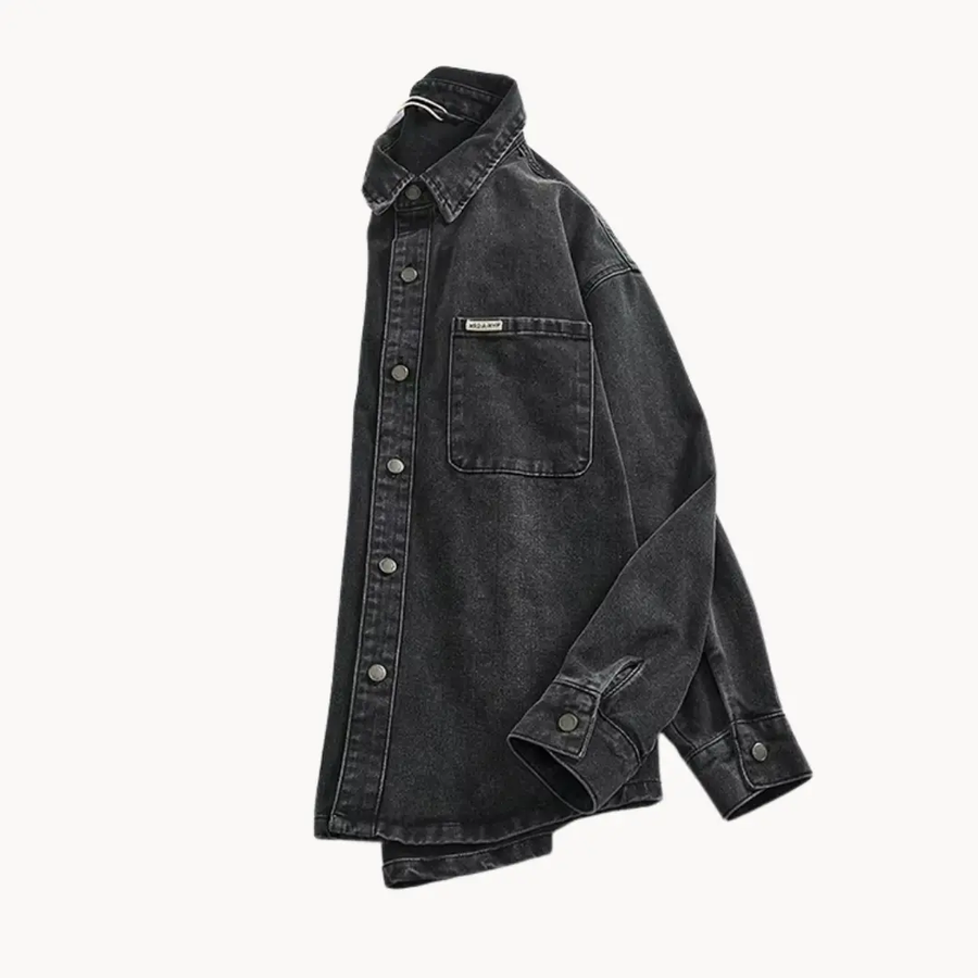 Washed Indigo Denim Western - Shirt CAAYWORLD