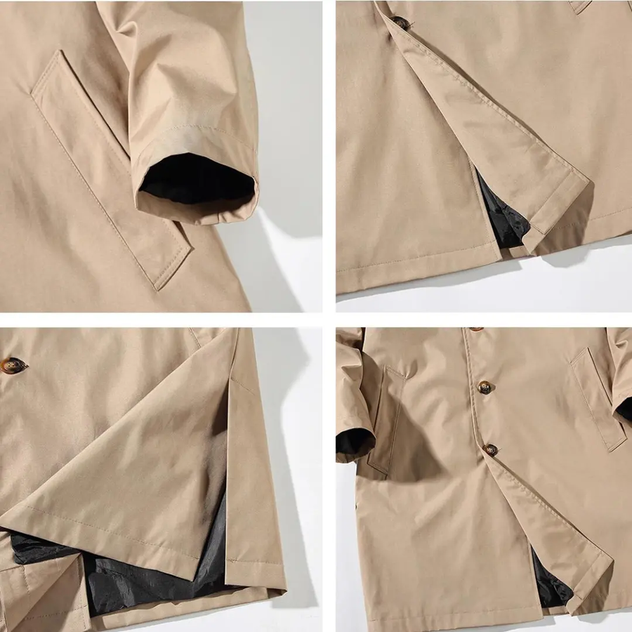 Waterproof Hooded Trench - Coat CAAYWORLD