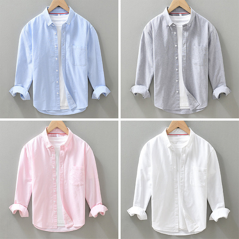 Weekender Cotton Button-Down - Shirt CAAYWORLD MEN