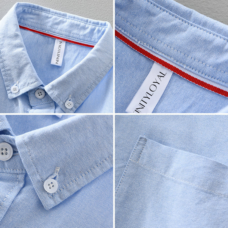 Weekender Cotton Button-Down - Shirt CAAYWORLD MEN