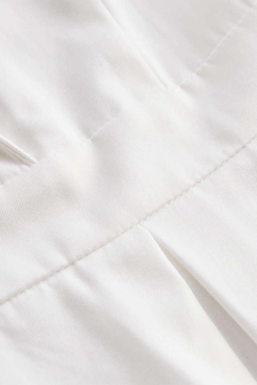 White Pleated Button-Front Shirt Dress - Mini Dress CAAYWORLD