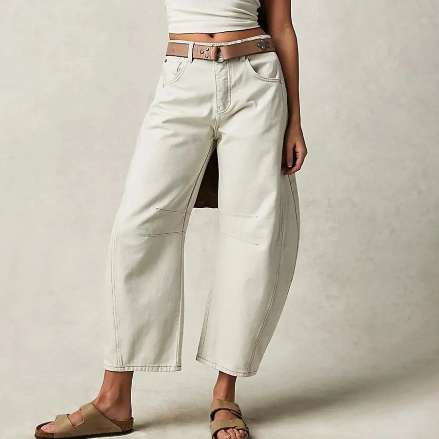 Wide-Leg Denim - Jeans CAAYWORLD