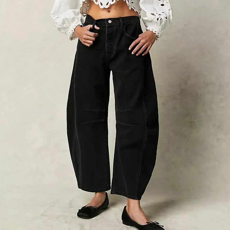 Wide-Leg Denim - Jeans CAAYWORLD